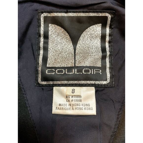 Vtg Couloir Ski Coat Jacket Fabric Entrant GII Insulated Full Zip Sz M Womens 8 - Picture 8 of 11